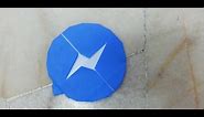 Simple Origami Facebook Messenger Icon Tutorial - How to