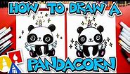 How To Draw A Pandacorn (Panda Unicorn)