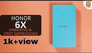 | UNBOXING | Honor 6X, 64GB, 4GB RAM, GREY | FIRST LOOK | And | REVIEW |