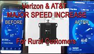 How To Increase Speed On Verizon Wireless In Rural Areas - Band 66 Only Signal Booster - AT&T Also