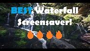 Relaxing Waterfall Screensaver w/Rushing Water Sounds [full HD] 150 Minutes of Waterfall💧