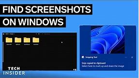 Where To Find Screenshots On Windows