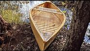 10 foot pine strip canoe build