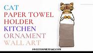 Cat Paper Towel Holder