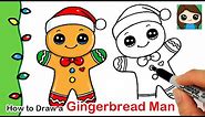 How to Draw a Gingerbread Man | Christmas Series #2