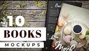 10 Free Book Mockups
