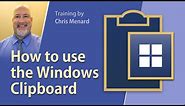 How to use the Windows clipboard