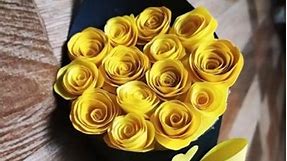 Paper Rose Flower Bouquet|Paper Bouquet|Birthday Gift Idea|Paper Craft #shorts #viral #youtubevideos