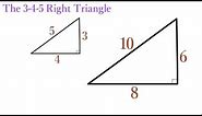 Lesson 12 The 3-4-5 Right Triangle - SimpleStep Learning