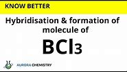Hybridisation of BCl3 || sp2 hybridisation || Formation of Boron trichloride molecule