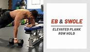 Eb & Swole: Elevated Plank Row Hold