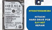 HTS547550A9E384 Hitachi HDD PCB Repair 0J11457