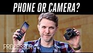 How to choose between a phone and a camera