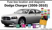 Fuse box location and diagrams: Dodge Charger (2006-2010)