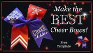 How to make a cheer bow in depth tutorial - everything you need to know.