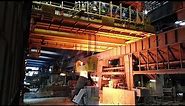 Liquid steel ladle handling crane for ArcelorMittal