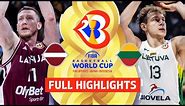 Latvia 🇱🇻 vs Lithuania 🇱🇹 | Full Game Highlights | FIBA Basketball World Cup 2023