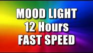 COLOR CHANGING MOOD LIGHT (12 Hours – FAST SPEED) Multi Colour Screen – Relaxing Rainbow colours