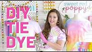 How to Make a DIY Pastel Tie Dye T-Shirt | Sweet Red Poppy