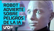 Robot humanoide advierte sobre los peligros de la Inteligencia Artificial