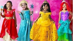 16 Halloween Costumes Disney Princess Anna Queen Elsa Kids Costume Runway Show