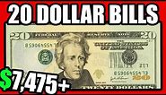 EXPENSIVE $20 Dollar Bills In Pocket Change Worth FAR Above Spending Value