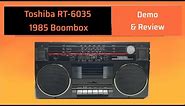 This Retro 1985 Toshiba Boombox Still Packs a Punch! Demo & Review