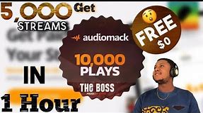 How To Get Free Audiomack Plays in Seconds 🙀