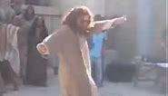 Jesus dancing behind the scenes | #jesusdancing #tiktok #dancingjesus #dancingjesusmeme