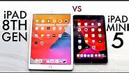 iPad (2020) 8th Generation Vs iPad Mini 5! (Comparison) (Review)