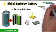 NICAD Battery | Nickel Cadmium | Anode(Cd) Cathode NiO2 | Electrochemistry