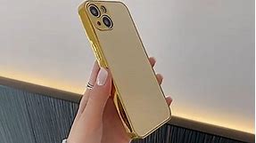 14-2 mirror gold phone case
