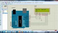 Arduino to 16*2 LCD Display Proteus - Arduino Proteus Simulation tutorial # 5