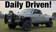 What it’s like to Daily Drive a 2nd Gen 24v Cummins | 5 Speed 2nd gen Dually!