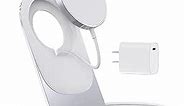 Magnetic Wireless Charger for iPhone 15/14/13/12 - Mag Charger+20W USB C Adapter, Fast Wireless Charging Stand/Pad with 5ft USB-C Cable for iPhone 15/14/13/12 Pro Max Plus Mini,Mag-Safe Charger