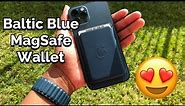 Hands on with Baltic Blue MagSafe Wallet for iPhone 12 + Unboxing!