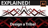 How to Design a Tribal - Adobe Illustrator Tutorial