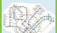 Evolution of the Singapore MRT System Map