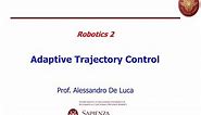 Robotics 2 - Adaptive Control