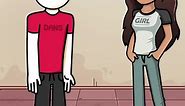 Maybe she’s just blind? #meme #animation | Dude Dans Official