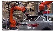After the vehicle is assembled, the Kuka robotic arm is used to detect gaps in the vehicle.#manufacturing #excavator #agriculture #everyday #everyone #engineering #robot #datascientist #art #software #automation #analytics #ml | Machinist Media