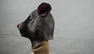 Scar Rat Head Mask Animal Mouse Mask for Halloween