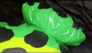 A Closer Look | Small inflatable frog toy