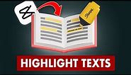 How to Highlight Texts in CapCut PC - 2 BEST Ways