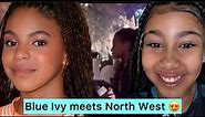 Watch Blue ivy ans North West videos after Blue ivy honoured the invite