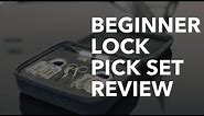 Beginner Lock Pick Set with Clear Practice Locks (22 pieces)