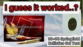 30-06 Hornady Superformance 180gr SST Ammo Review & Ballistics Gel Test: IS IT REALLY FASTER?!