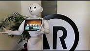 Smart hotel front desk with Pepper robot - SPARK Solution