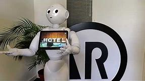 Smart hotel front desk with Pepper robot - SPARK Solution