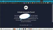 TO CONTINUE LINKING YOUR EA ACCOUNT HEAD BACK OVER TO STEAM ISSUE AND SOLUTION